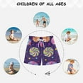 thumbnail image 6 of FORMRS Boys Swim Trunks Quick Dry Mesh Liner Boardshorts Sizes XS-XL, Candy Cosmic Swirls, 6 of 7