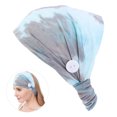 thumbnail image 3 of Coofit Sports Headband Creative Sweat-absorbent Elastic Turban Headband Button Headband, 3 of 10
