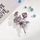 thumbnail image 1 of Zhuge Broches, alfileres, broches vintage, broche de esmalte verde, broches de flores y plantas de moda, accesorios de joyería de moda para mujeres y niñas, regalo, B16, 1 of 4