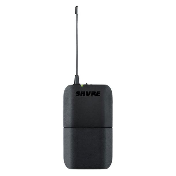 Transmisor BLX1 Shure 1 Canal para Micrófono 14 hrs Uso Contínuo Shure Conexión TQG Negro