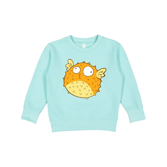 Inktastic Cute Pufferfish Toddler Sweatshirt