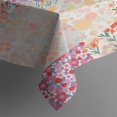 thumbnail image 3 of Pioneer Flower Floral Print Pattern Rectangle Tablecloth 60"x84",Waterproof Polyester Rectangle Table Cloth, Wipeable Spillproof Polyester Tablecloth for Dining, Camping, Indoor and Outdoor, 3 of 5