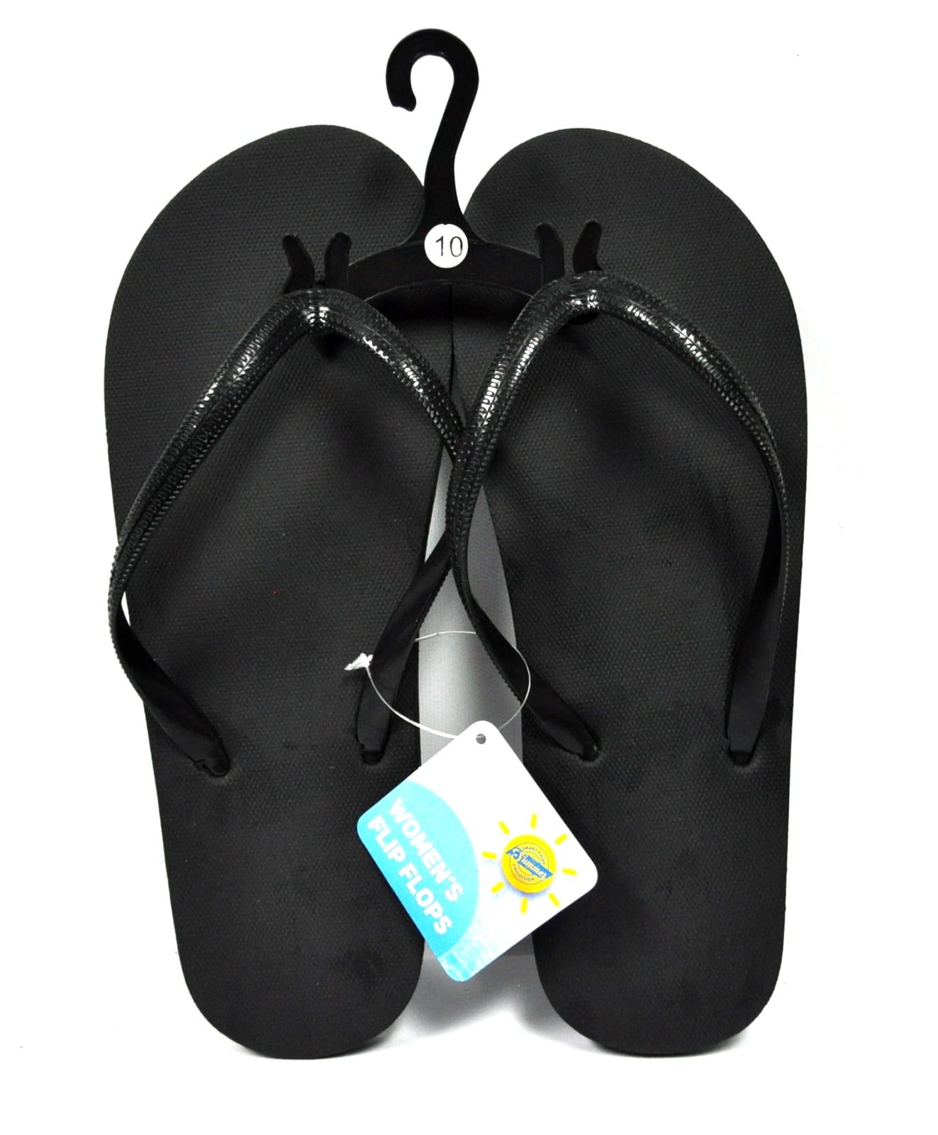 Generic Womens Flip Flops Size 10 Black