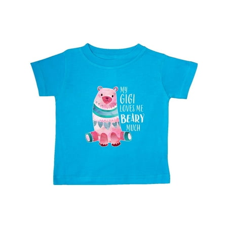 

Inktastic My Gigi Loves Me Beary Much with Cute Bear Gift Baby Boy or Baby Girl T-Shirt