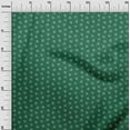 thumbnail image 3 of oneOone Velvet Green Fabric Dot & Honey Bee Fabric For Sewing Printed Craft Fabric By The Yard 58 Inch Wide, 3 of 5