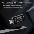 thumbnail image 4 of Medidor USB AVHZy tipo C USB 0-6A 4-36 V 40 Gbps, 4 of 8