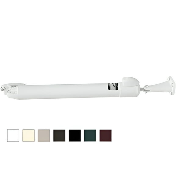 Greenstar Touch n Hold Smooth Door Closer Single Kit White