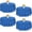 Blue, variant on 6 Pack 90 Inch Round Black Polyester Tablecloth Bulk Washable Table Covers for Wedding Dining Table Buffet Parties Banquet Decor(Black)