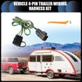 thumbnail image 2 of 1 Juego de Kit de Arnes de Cableado de Remolque de 4 Pines para Buick Envision para Chevrolet Blazer Negro, 2 of 7