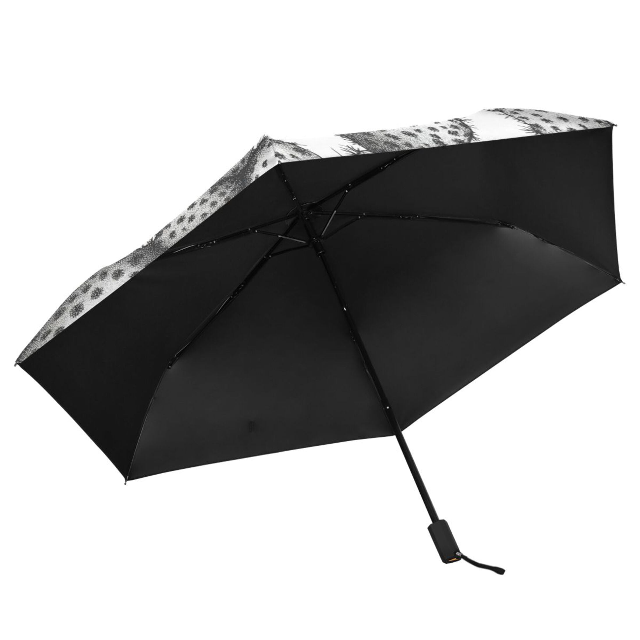 ALAZA Cactus UPF 50+ Compact Folding Umbrella for Rain Travel Umbrella Packable