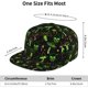 thumbnail image 4 of Gorra de béisbol con diseño de setas mágicas y calaveras para hombre y mujer, gorra de béisbol con visera plana y cierre trasero tipo hip hop, 4 of 5