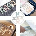 thumbnail image 4 of D-buy 20 Pcs Plastic Travel Hangers Foldable, Portable Folding Clothes Hangers for Traveling Collapsible Hangers, Travel Drying Rack Traveling Accessories Portable Hangers for Travel Essentials Women, 4 of 6