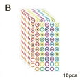 thumbnail image 1 of Numbered Sticker 0-9 Sequential White Small 1cm Round Circle Number Label Consecutive, 1 of 7