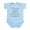 Sky Blue, variant on CafePress - Why Infant Bodysuit - Baby Light Bodysuit, Size Newborn - 24 Months