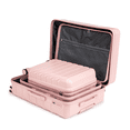 thumbnail image 3 of Tcbosik 3 Piece Hardshell Luggage Set with Spinner Wheels, Lightweight Travel Suitcase, 20/24/28 inch, Pink, 3 of 9