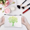thumbnail image 5 of Canvas Makeup Bag Cosmetic Bag Travel Portable Make Up Pouch Toiletry Small Organizer Case Tarot Crafts Storage Pencil Case with Zipper for Women Girlfriend Wife 7x10 Inch Tree of Life, 5 of 6