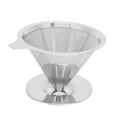 thumbnail image 4 of Filtre à café conique en acier inoxydable pour infuseur à café - Accessoires pour machine à café, 4 of 14