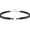 Black choker, variant on Heart O ring Slip Chain Necklaces for Women Stainless Steel Cuban Chain Bar Necklace Punk Rock Collar Necklace Handmade Adjustable Lariat Y Necklaces for Men