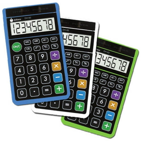 Datexx Hybrid Handheld Calculator, 3-Pack
