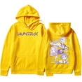 thumbnail image 1 of Pop cazadora para niña Demon Hunters Unisex Printed Anime Print Long-Sleeved Hooded Sweatshirt （Yellow）, 1 of 2