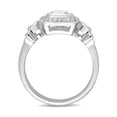 thumbnail image 4 of Everly Women's Created Sapphire and Diamond 10K White Gold Engagement Ring, 4 of 7