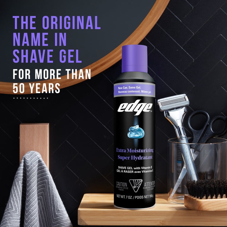Edge Extra Moisturizing Men's Shave Gel Twin Pack, 14 oz photo 5