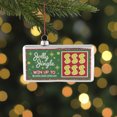 thumbnail image 2 of Northlight 4.5" Jolly Jingle Scratcher Glass Christmas Ornament, 2 of 5