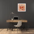 thumbnail image 3 of Moga 20x20 White Modern Wood Framed Museum Art Print Titled - Ethnic Graphic I, 3 of 4
