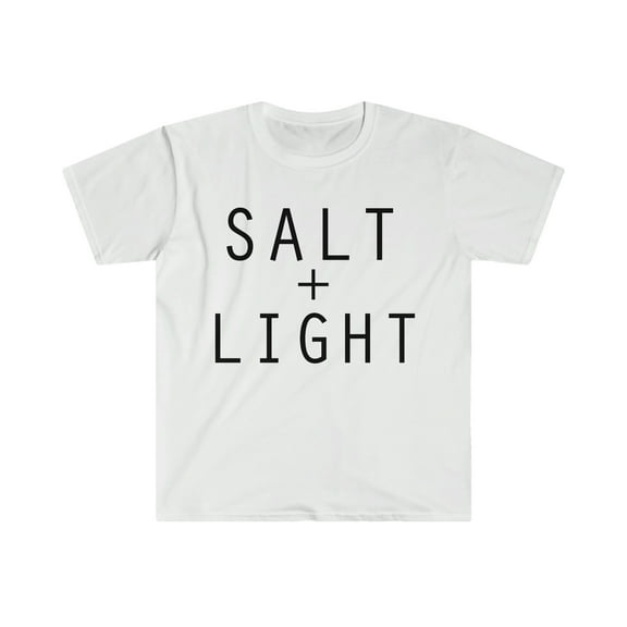 Salt and Light Unisex T-shirt S-3XL Christian Faith Religious Bible Verse
