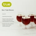 thumbnail image 3 of True Beer Tulip Beer Glasses for Game Nights BBQ Party Gifts, 15oz Set of 4, 3 of 9