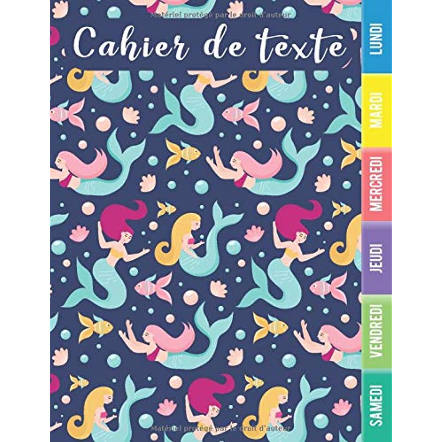 Cahier de texte sirene Cahier de texte fille cahier de texte 2020