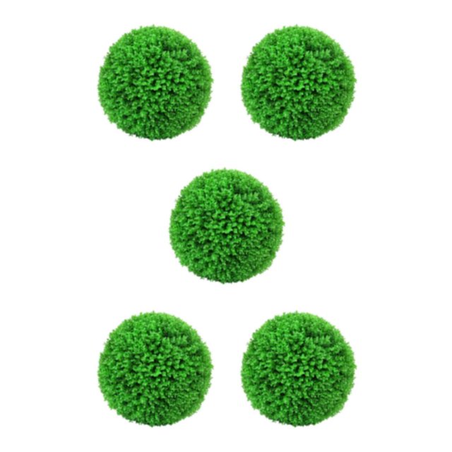 Youkk Artificial Ball Realistic Appearance For Beautiful Indoor Or Outdoor green 30cm 5Set