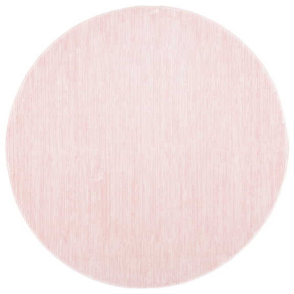 SAFAVIEH Vision Adrasteia Overdyed Solid Area Rug, Pink, 5' x 5' Round
