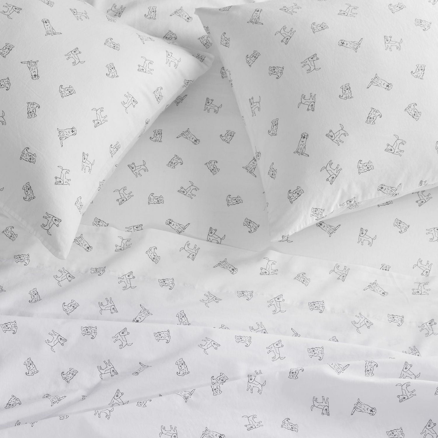 LOVE ELLEN DOG SHEET SET DOUBLE