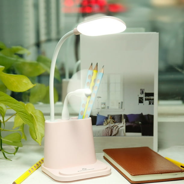 NEW Desk Lamp Study Lamp with Fan USB Charging Port & Pen Holder