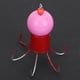 thumbnail image 3 of Anzuelo de pulpo para pesca, anzuelos de calamar de 6 garras, aparejos de pesca de agua salada, color rosa, 3 of 8