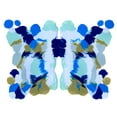thumbnail image 2 of Caroline, Emma 18x15 White Modern Wood Framed Museum Art Print Titled - Rorschach Mariposa I, 2 of 4