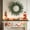 B, variant on Aooww Winter Wreath for Front Door, Winter Wreaths with Pine Needles Holly Red Bells, Artificial Door Snowy Wreaths for Outdoor Indoor Reef Farmhouse Windows Wall Holiday Decoration(A)