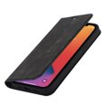 thumbnail image 5 of Nalacover for iPhone 12 / 12 Pro 6.1 inch Wireless Charging Case,Luxury Full Body Protection Solid Color PU Leather Magnetic Closure Flip RFID Blocking Card Slots Stand Shockproof Cover.Black, 5 of 9