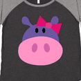thumbnail image 4 of Inktastic Girl Hippo Women's Plus Size T-Shirt, 4 of 5