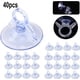 thumbnail image 2 of Paquete de 40 ventosas de PVC transparente NQ sin ganchos redondas con adhesivo fuerte, 2 of 4