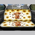 thumbnail image 4 of Pzuqiu Cute Highland Cow Car Seat Covers, 4 Pcs Car Front Seats and Rear Bench Cove, Universal Elastic Vehicle Seats Cushion Automotive Interior Protection Accessories, 4 of 7
