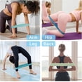 thumbnail image 4 of Honmein Resistance Bands for Working Out, Exercise Bands with 5 Resistance Levels Fit for Home Fitness, Strength Training, Natural Latex Resistance Band Include Instruction Guide and Carry Bag., 4 of 6