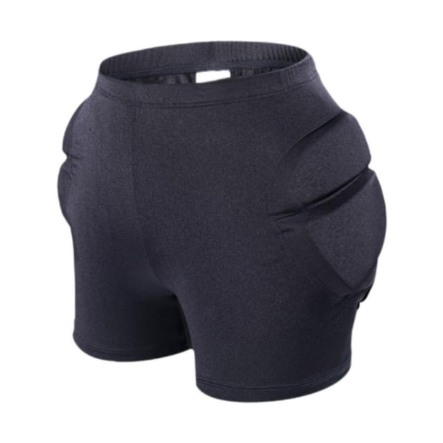 Almencla Padded Shorts 3D Padded Skating Protective Gear for Snowboard Riding Outdoor L