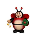 thumbnail image 2 of 6" Christian Ulbricht Ladybug Figure with Flowers, 2 of 2
