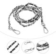 thumbnail image 3 of 120cm Handbag Metal Chains Purse Chain with Buckles Shoulder Bags Straps Handbag Handles Bag Accessories (Gun Black), 3 of 3