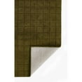 thumbnail image 2 of Eclatique Rug Modern Collection Modern Rug, Tufted, Green Checked Area Rug, 5 x 8, Non-Slip Backing, 2 of 5