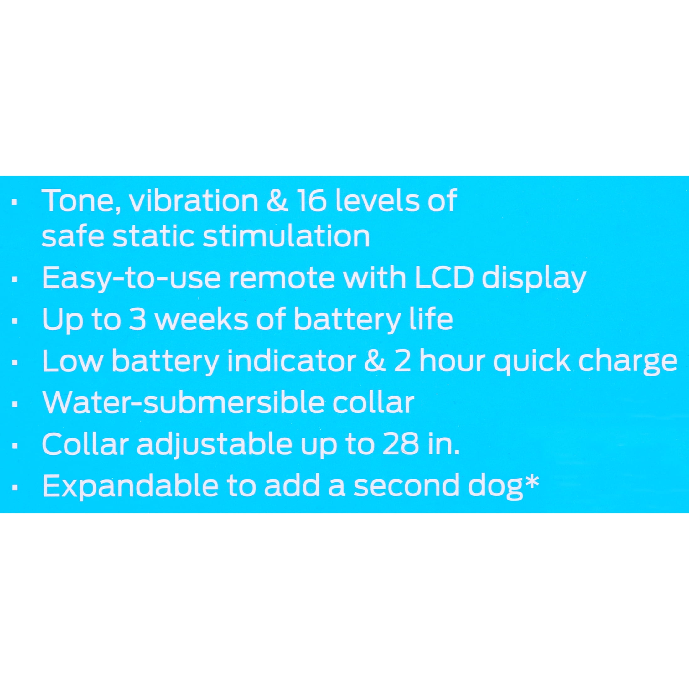 Premier Pet 1000 foot Dog Trainer with Rechargeable Battery, 16 levels of static correction