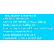 Premier Pet 1000 foot Dog Trainer with Rechargeable Battery, 16 levels of static correction