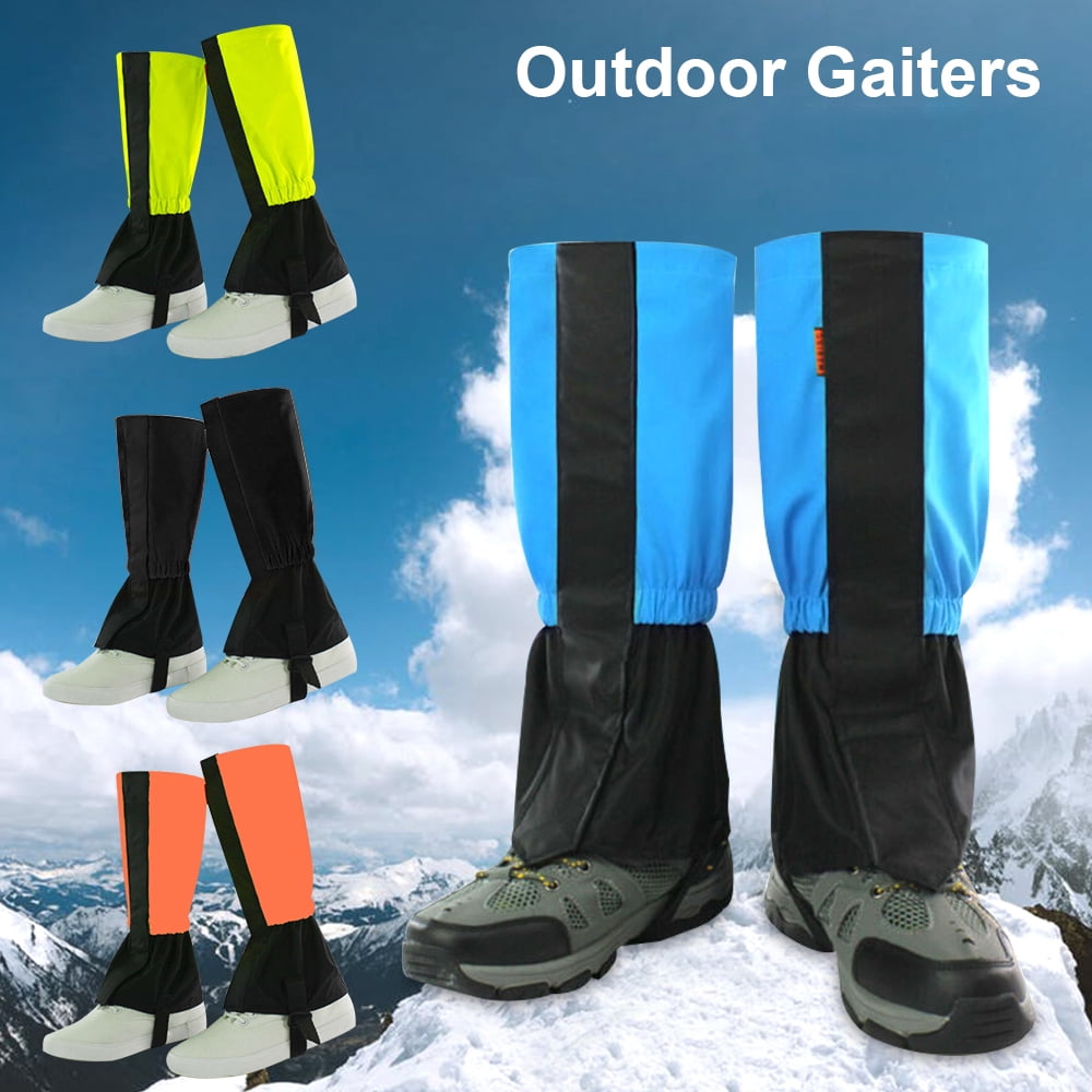 Outdoor Climbing Hiking Snow Waterproof Shoe Leg Cover Boot Legging Gaiters 